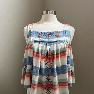 Free People Vintage Stripe Swing Tank, Size S